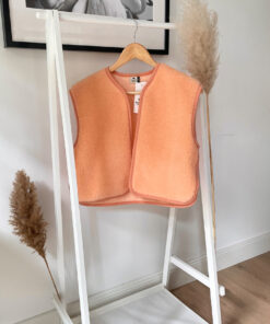 Alwero - Weste "CAMINO" Adult, Apricot, Biowolle Ultra Light
