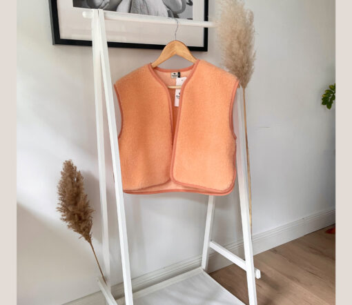 Alwero - Weste "CAMINO" Adult, Apricot, Biowolle Ultra Light