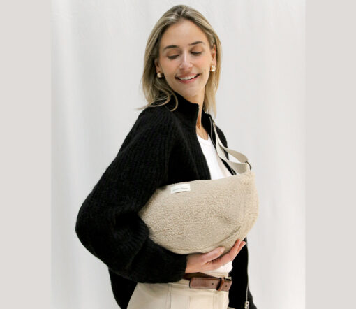 Studio Noos - Bauchtasche, Fanny Pack, Teddy Ecru – Bild 3