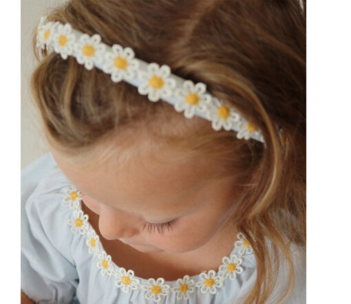Konges Sløjd - Haarreif "Daisy", hellblau – Bild 2