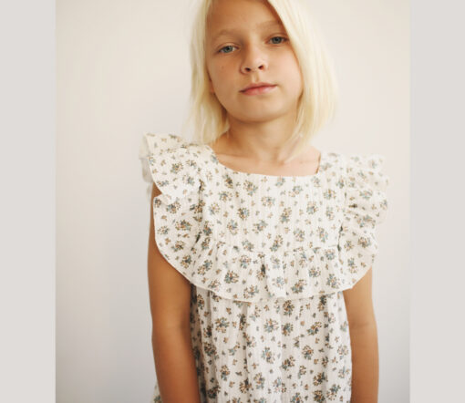 LIILU - Kleid "LINA", flowers, Biobaumwolle – Bild 3