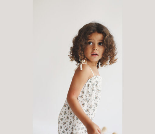 LIILU - Romper "AIKA", Flowers, Biobaumwolle