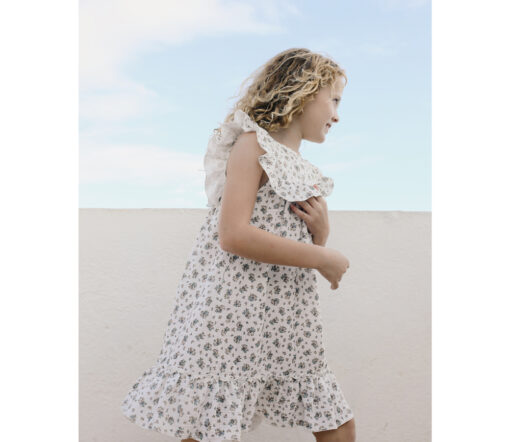 LIILU - Kleid "LINA", flowers, Biobaumwolle – Bild 5