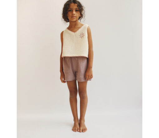 LIILU - Shorts "TUDOR", mauve, Biobaumwolle – Bild 3