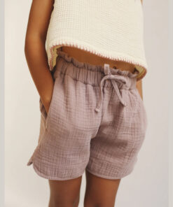 LIILU - Shorts "TUDOR", mauve, Biobaumwolle