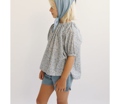 LIILU - Shorts "TUDOR", storm blue, Biobaumwolle