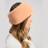 Alwero - Stirnband / Halswärmer VOVO, Apricot, Biowolle, ultra light - Limited Edition