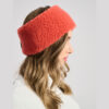 Alwero - Stirnband / Halswärmer VOVO, Coral, Biowolle, ultra light - Limited Edition