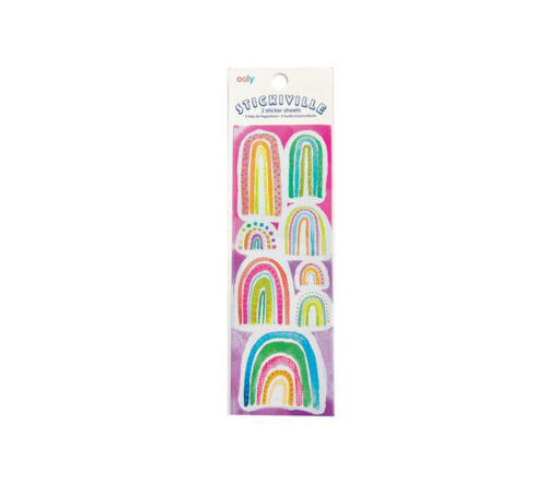 OOLY - Stickiville Sticker "Watercolor Rainbows"