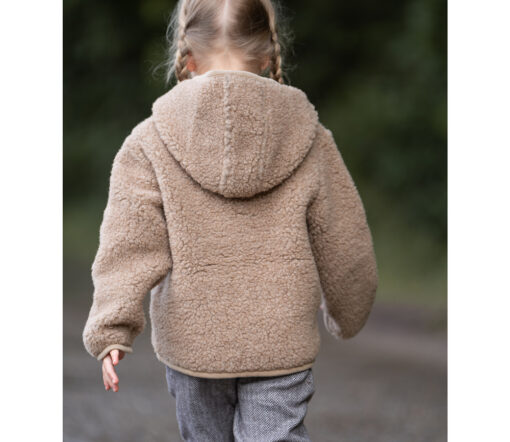 Alwero - Übergangsjacke "YPOS" Junior, Biowolle, TAN, ultra light – Bild 8
