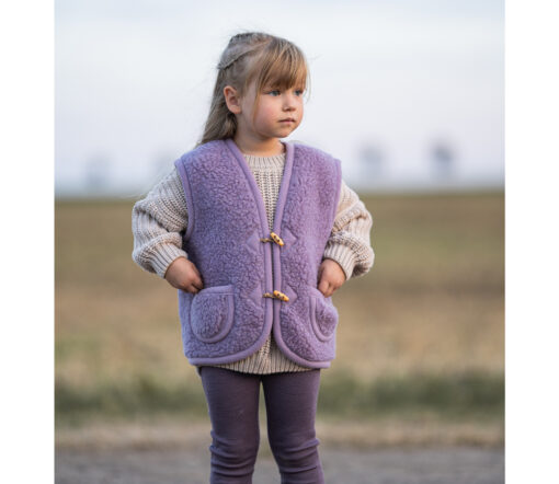 Alwero - Bodywarmer Alpen Junior, Biowolle, LILLY – Bild 2