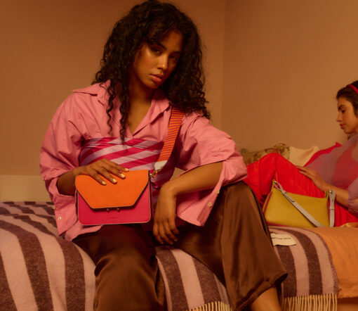 Sticky Lemon - The Sticky Sis Club, Shoulder straps • arancia orange + positano purple – Bild 2