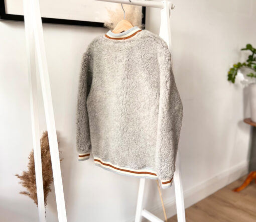 Alwero - Jacke BOOM Jr., Silver, Biowolle, ultra leicht – Bild 3