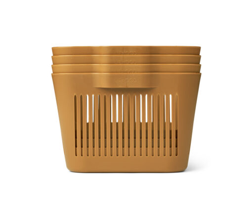 Liewood -  Korb "Makeeva", S 4er Set, golden caramel – Bild 4