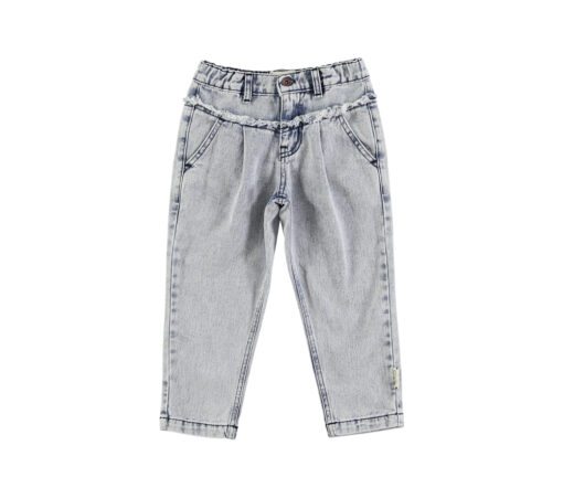 PiuPiuChick - Mom Jeans, washed blue denim