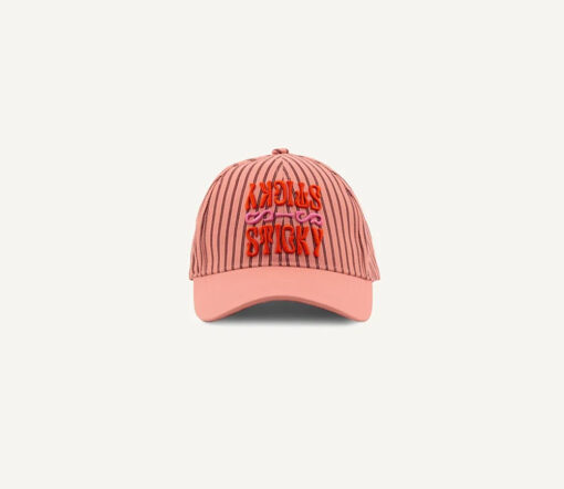 Sticky Lemon - The Sticky Sis Club, Cap Embroidery, Special Edition, stripes french pink