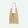 StickySis - Markttasche | knitted stripes | dolce pink + lemon leaf
