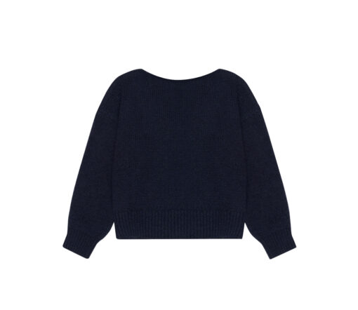 The New Society - Pullover WOMEN "REGINA", midnight navy, Wollemix – Bild 5