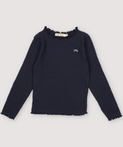 The New Society - Longsleeve "Singapore", Biobaumwolle, midnight navy