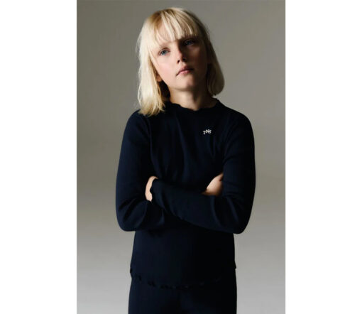 The New Society - Longsleeve "Singapore", Biobaumwolle, midnight navy – Bild 3