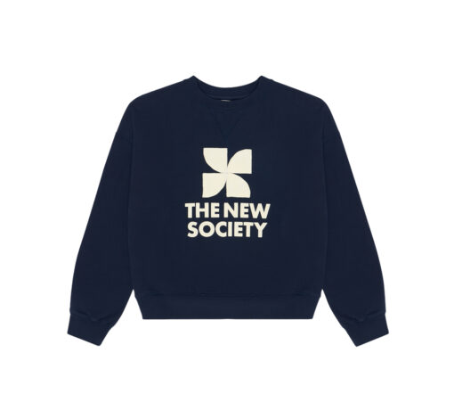 The New Society - Space Sweater "ONTARIO", Biobaumwolle, navy blue