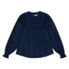 The New Society - Bluse "VENUS", midnight navy, Baumwolle