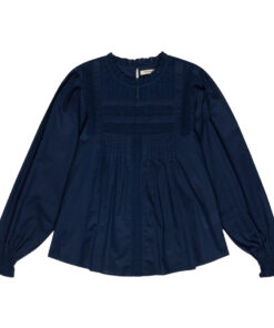 The New Society - Bluse "VENUS", midnight navy, Baumwolle