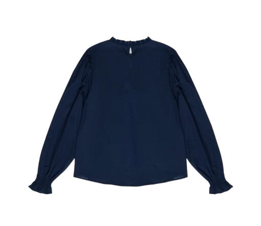 The New Society - Bluse "VENUS", midnight navy, Baumwolle – Bild 6