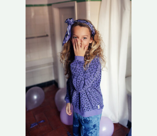 PiuPiuChick - Jeans Culotte, Blue Tie Dye – Bild 4
