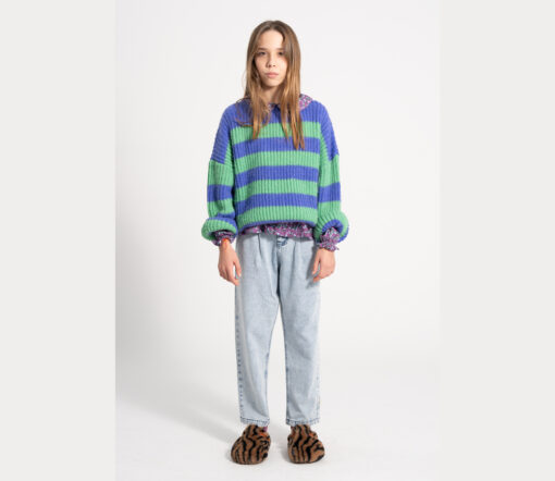 PiuPiuChick - Mom Jeans, washed blue denim – Bild 2