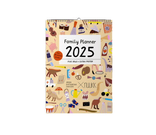 NUUKK - Familienkalender 2025 inkl. Poster + 88 Sticker