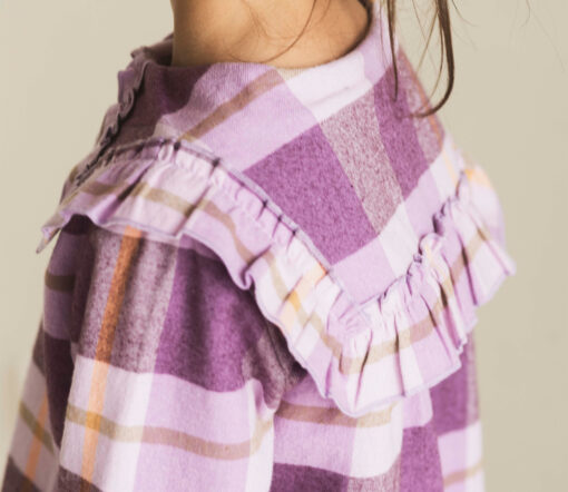 JENEST - Bluse, JIMMY, purple, Biobaumwolle – Bild 2