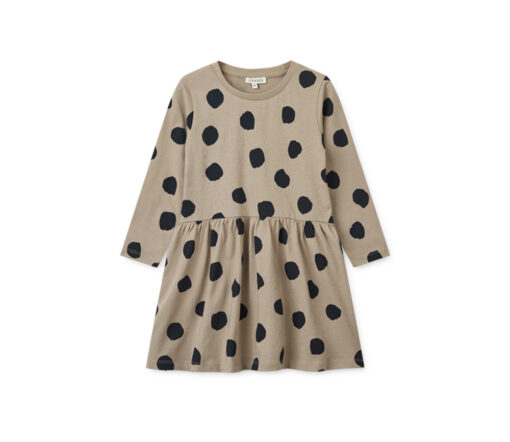 Liewood -  Jerseykleid "LIMA", mit Print, Mist/Dots, Biobaumwolle