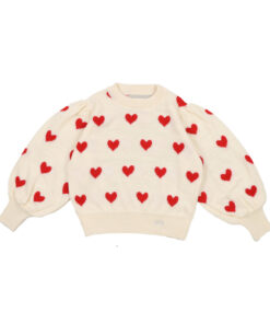 The New Society - Pullover "FUJI", Herzen, WolleMix
