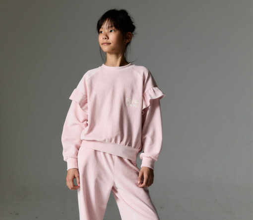 The New Society - Sweater "ODENSE", rose, Terry Biobaumwolle
