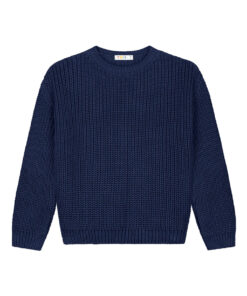 YUKI - Chunky Knit Women, NAVY, Bio Baumwolle