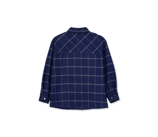 mylittleCOZMO - Flannelhemd SAMUEL, navy – Bild 3