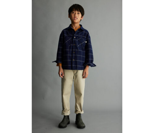 mylittleCOZMO - Flannelhemd SAMUEL, navy – Bild 2