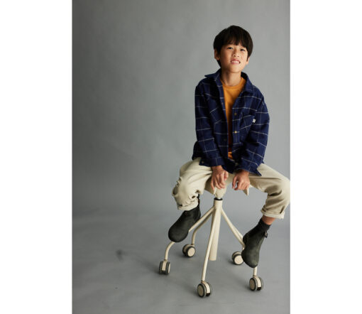 mylittleCOZMO - Flannelhemd SAMUEL, navy – Bild 4