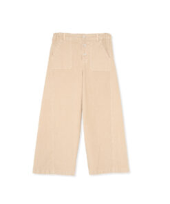 mylittleCOZMO - Kordhose GEMMA, stone, Biobaumwolle