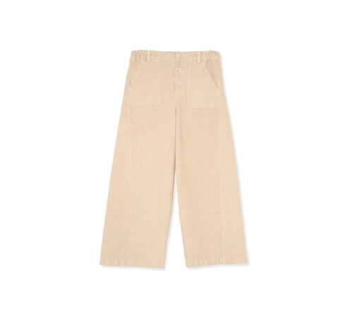 mylittleCOZMO - Kordhose GEMMA, stone, Biobaumwolle