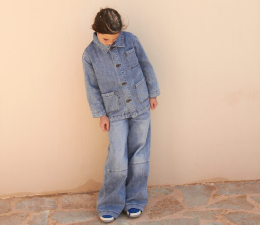 LongLiveTheQueen - Jeans mit Schlag, Blue Denim, Baumwolle – Bild 4