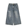 LongLiveTheQueen - Jeans mit Schlag, Blue Denim, Baumwolle