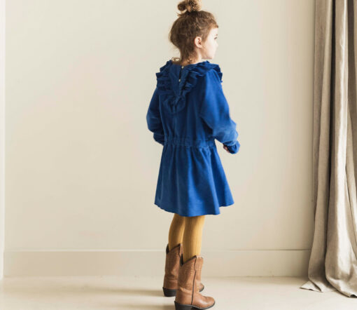 JENEST - Kleid, ROMY, coral blue, Biobaumwolle – Bild 3