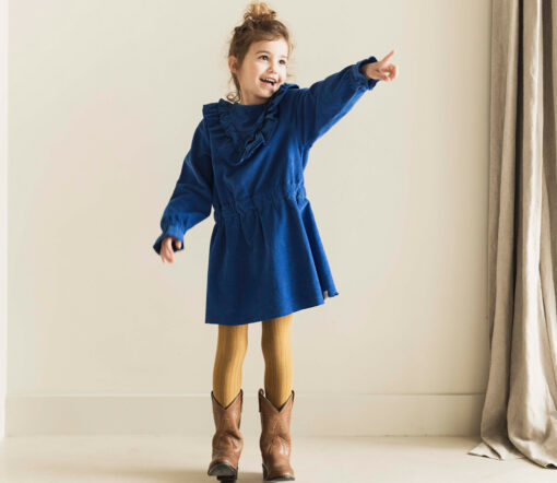 JENEST - Kleid, ROMY, coral blue, Biobaumwolle