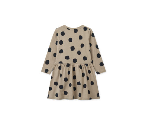 Liewood -  Jerseykleid "LIMA", mit Print, Mist/Dots, Biobaumwolle – Bild 4
