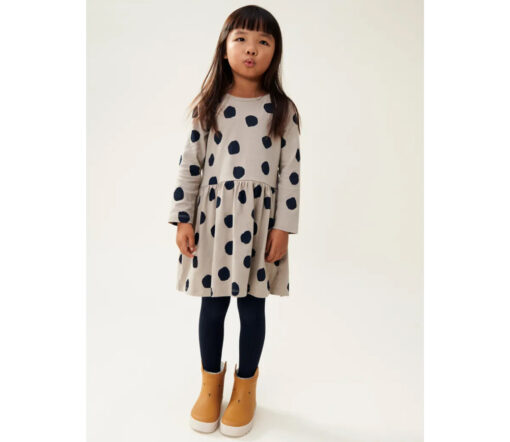 Liewood -  Jerseykleid "LIMA", mit Print, Mist/Dots, Biobaumwolle – Bild 2