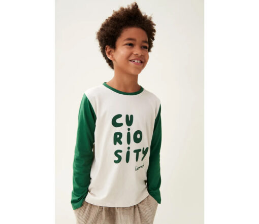 Liewood -  Longsleeve "APIA", ecru/green, Biobaumwolle GOTS zertifiziert