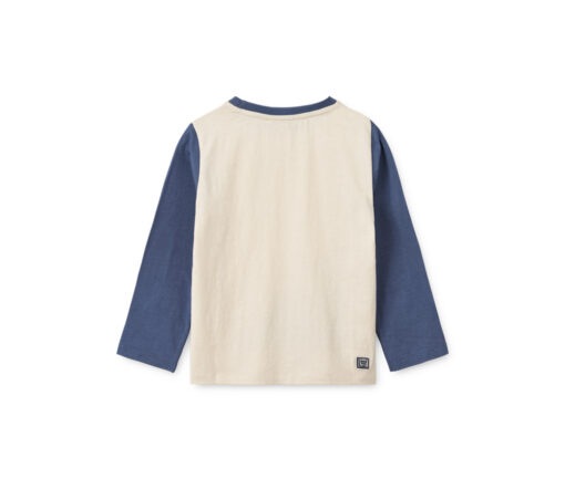 Liewood -  Longsleeve "APIA", ecru/blue, Biobaumwolle GOTS zertifiziert – Bild 3