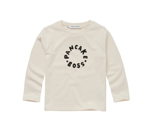 SPROET & SPROUT - Longsleeve, PANCAKE BOSS, ivory, Biobaumwolle